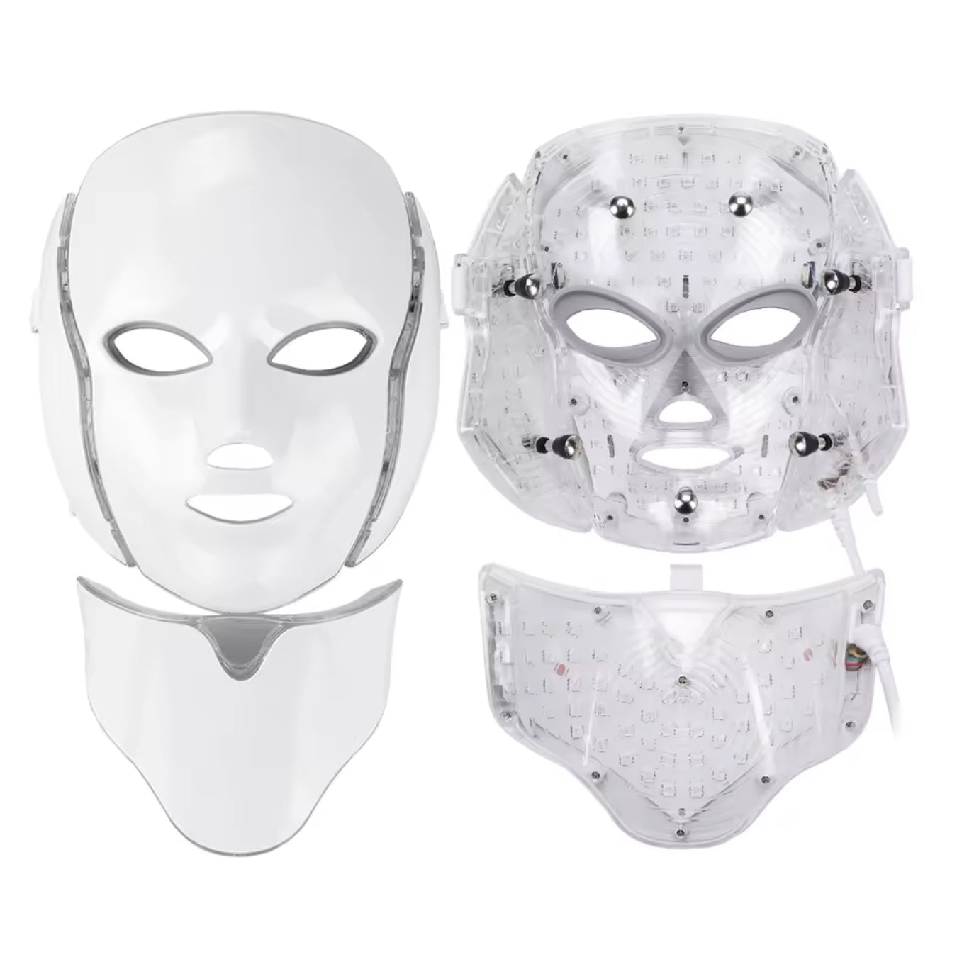 Masque facial LED 2 en 1 - 7 options LED
