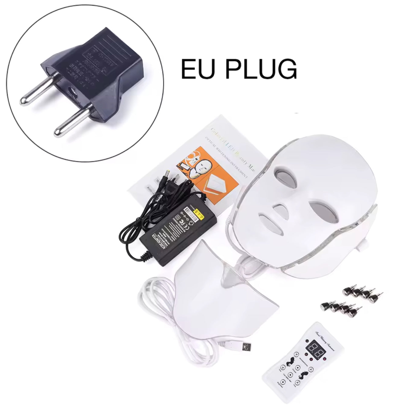 Masque facial LED 2 en 1 - 7 options LED